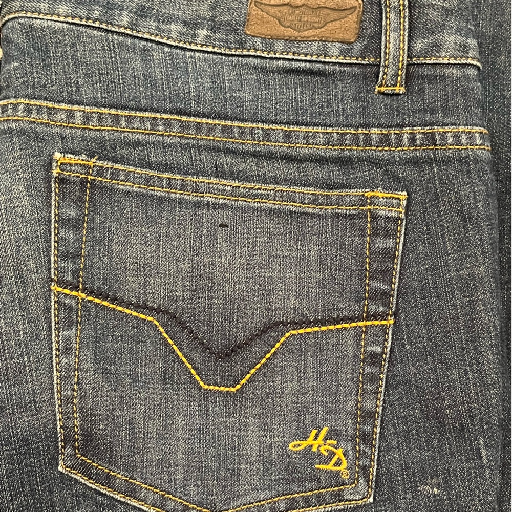 Harley Davidson Women’s Jeans Size 16P - Picture 5 of 5